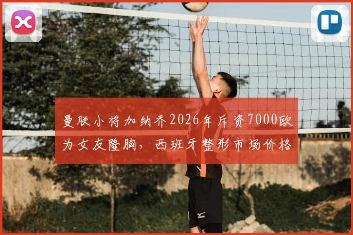 曼联小将加纳乔2026年斥资7000欧为女友隆胸,西班牙整形市场价格对比与球星消费观探讨